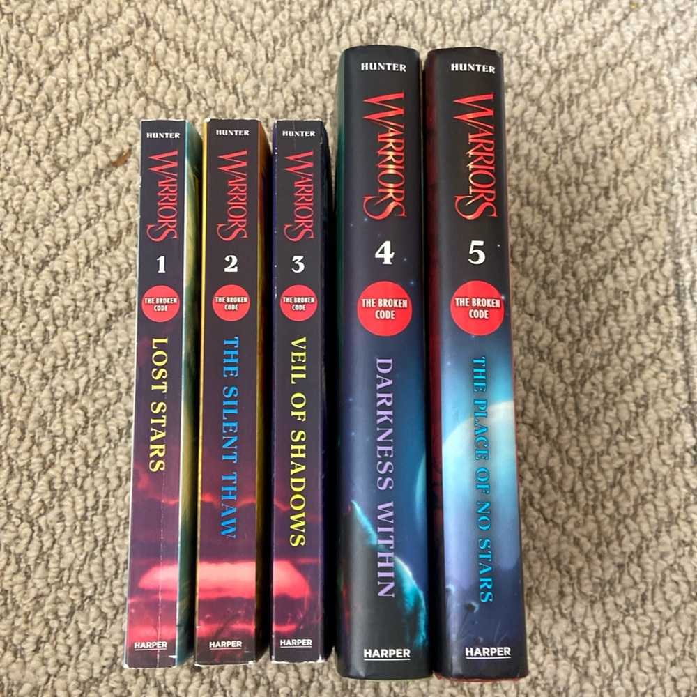 Incomplete Warriors The Broken Code Series Erin Hunter EUC